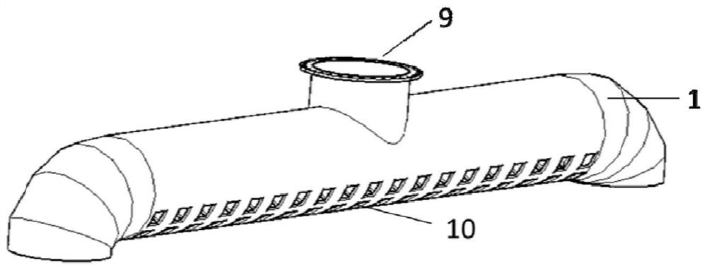 Depth-adjustable immersed hydraulic reclamation pipe orifice and hydraulic reclamation method thereof