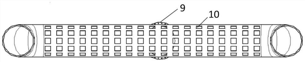 Depth-adjustable immersed hydraulic reclamation pipe orifice and hydraulic reclamation method thereof