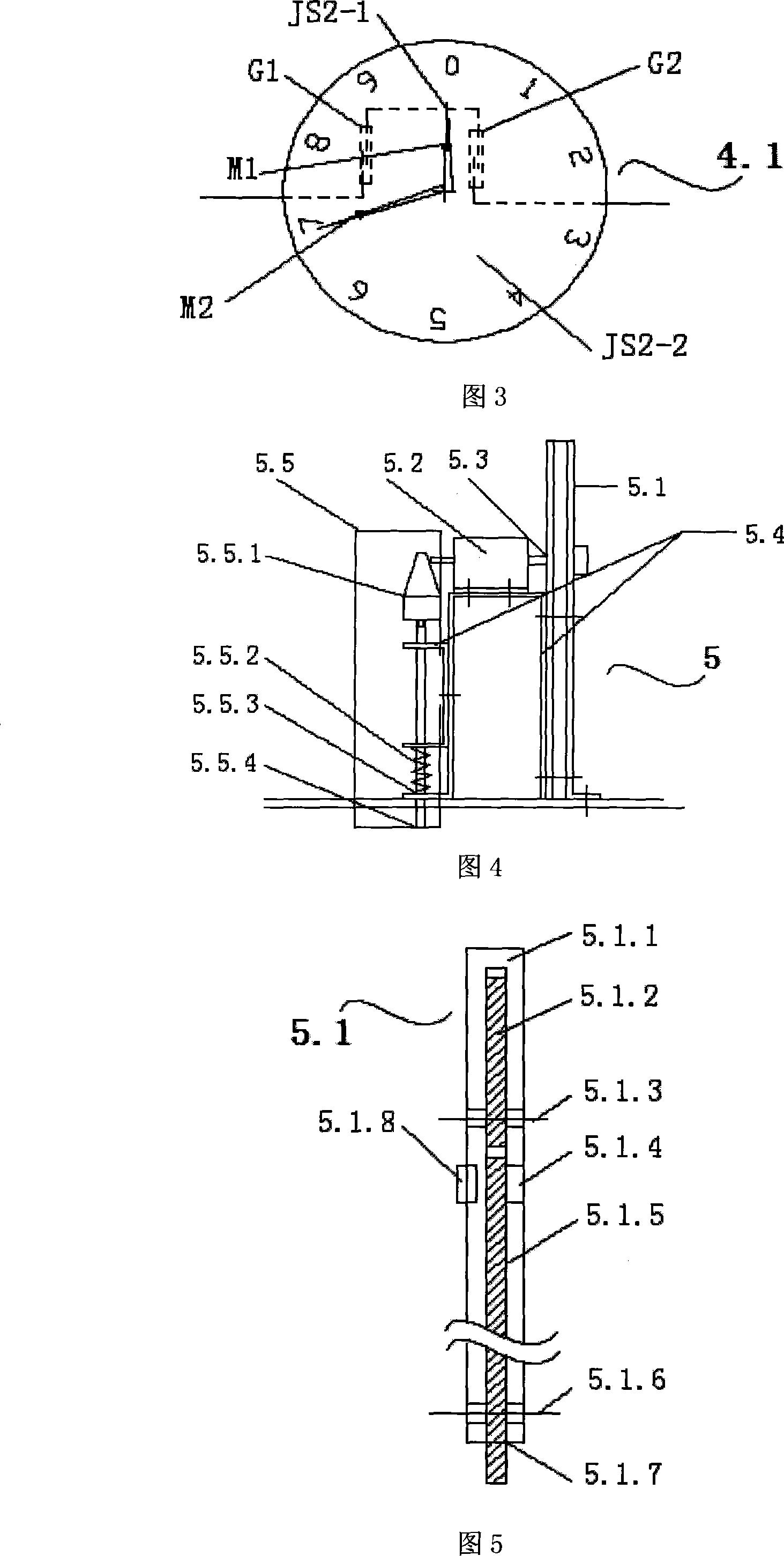 Status indicator of arrester with gap line