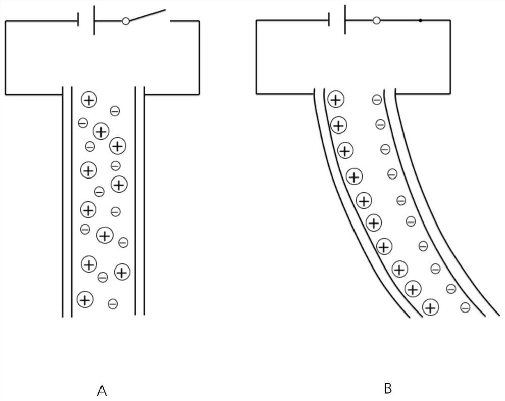 Preparation method of ionic electroactive driver based on carboxylated bacterial cellulose