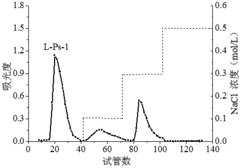 Crude raspberry leaf polysaccharide, and preparation method and application thereof