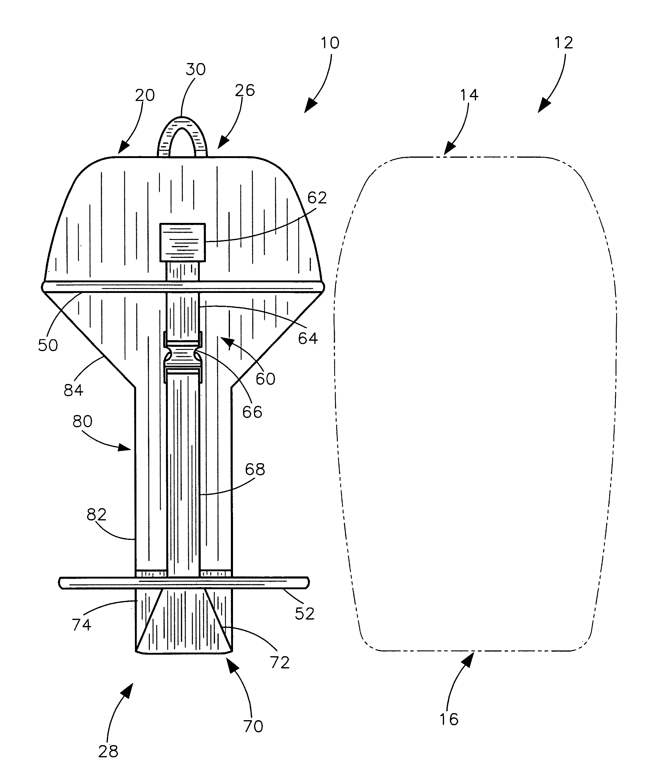 Water board cover apparatus and associated method