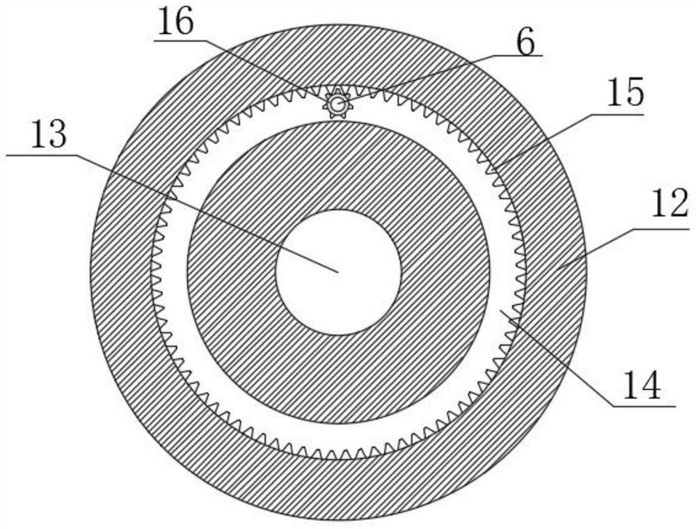 Crushing and sorting device for waste building structures