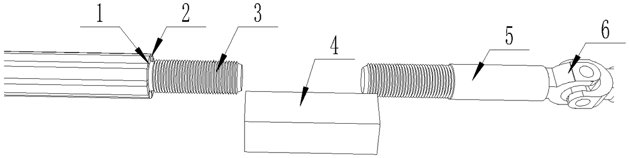 Self-expanding foot locking anchor pipe