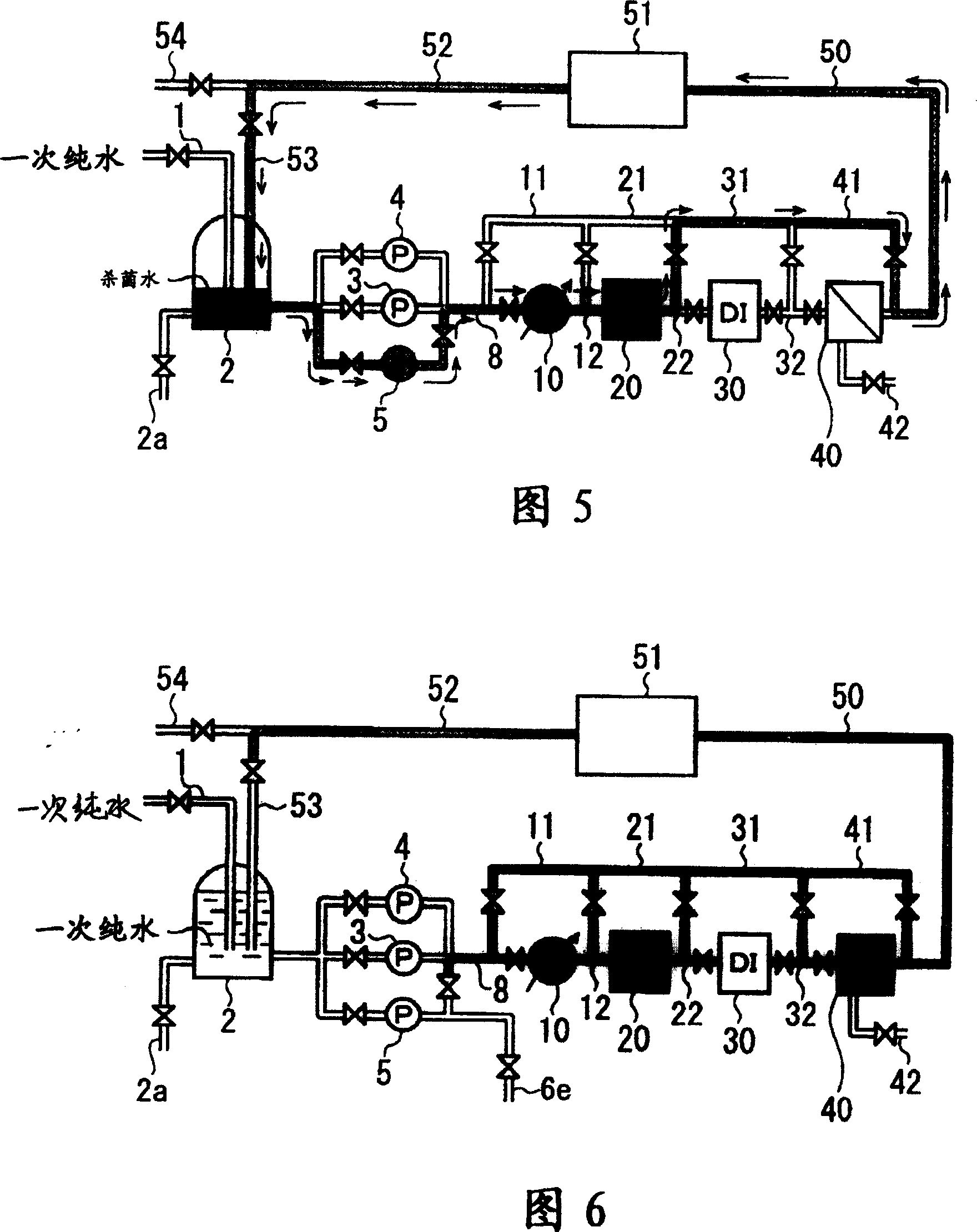 Hyperpure water manufacturing systems