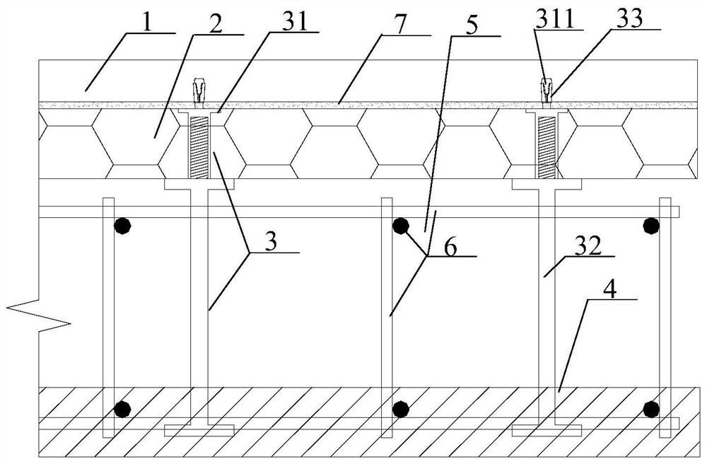 Prefabricated laminated member and production method thereof, and prefabricated laminated wall and construction method thereof