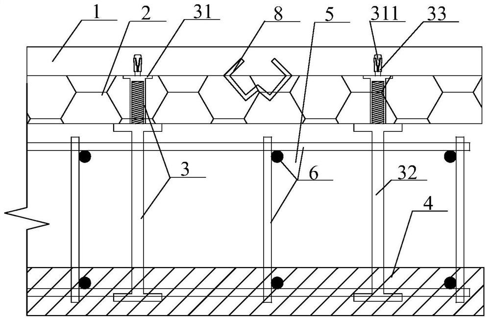 Prefabricated laminated member and production method thereof, and prefabricated laminated wall and construction method thereof