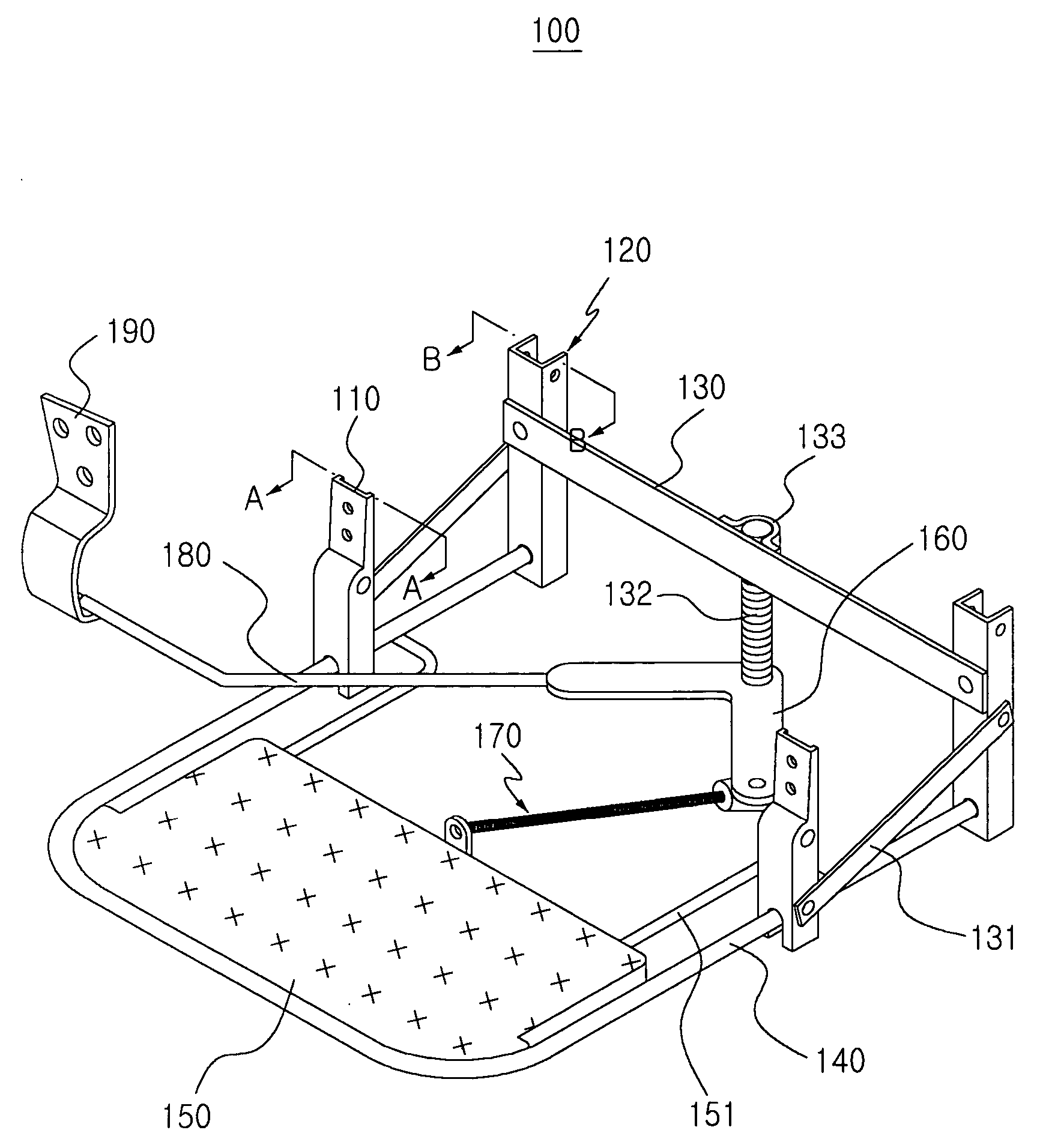 Movable side step for a vehicle