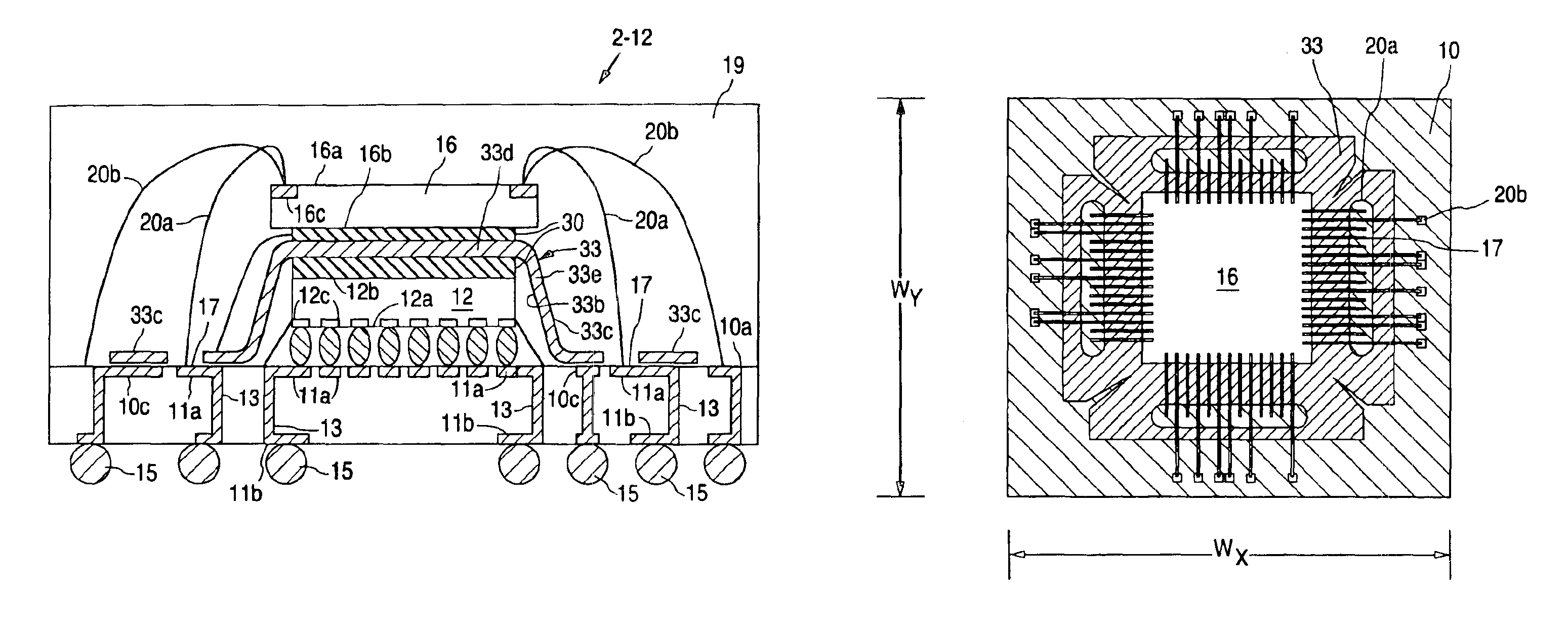 Structures for improving heat dissipation in stacked semiconductor packages