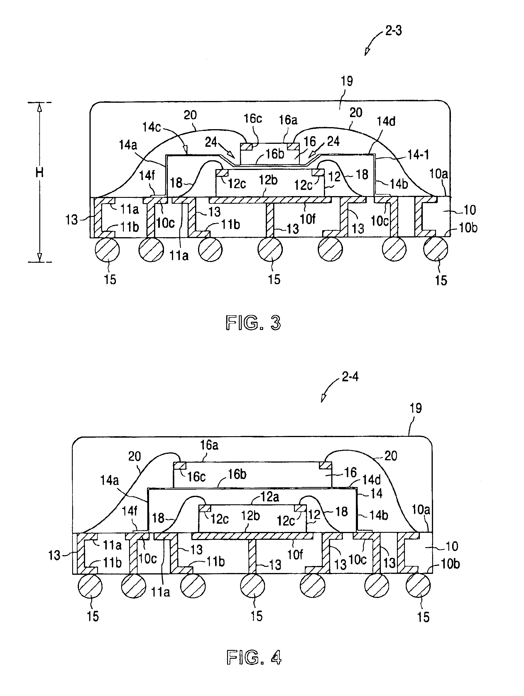 Structures for improving heat dissipation in stacked semiconductor packages