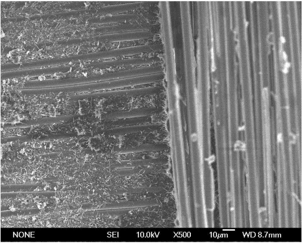 Method for improving interlayer toughness of fiber reinforced resin matrix composites