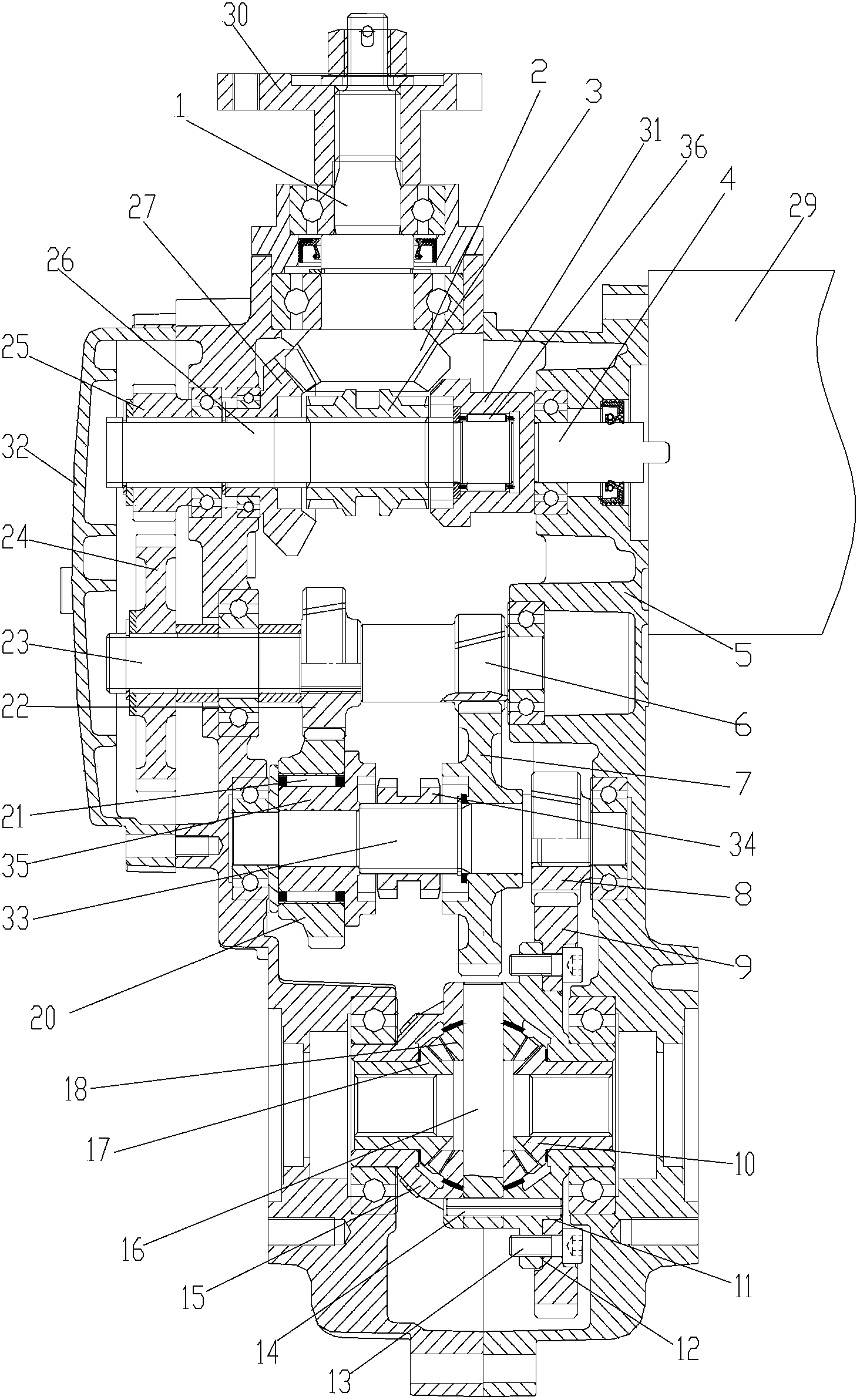 Double-power-input speed-changing system