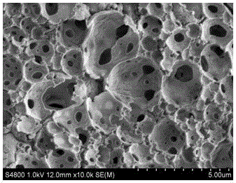 Method for separating and enriching Sudan red series coloring agents in large-volume environment water sample