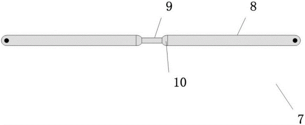 Top shock insulation module building structure with self-adaptive shock insulation floor number