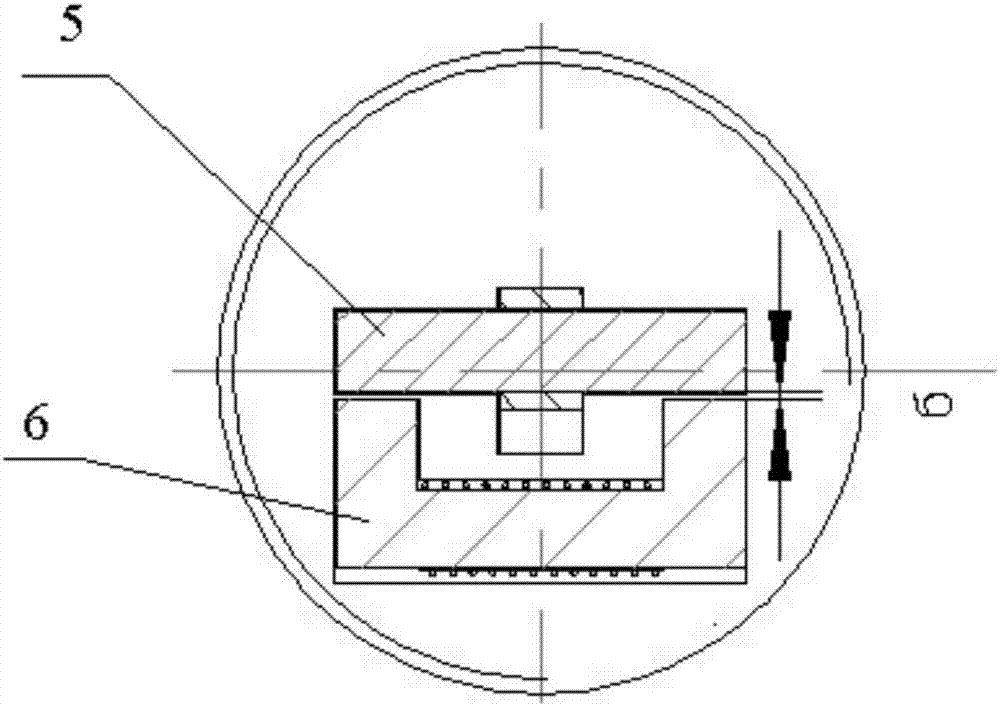 Target type flow sensor and target type flow meter for measuring quality and flow of steam of thermal production well