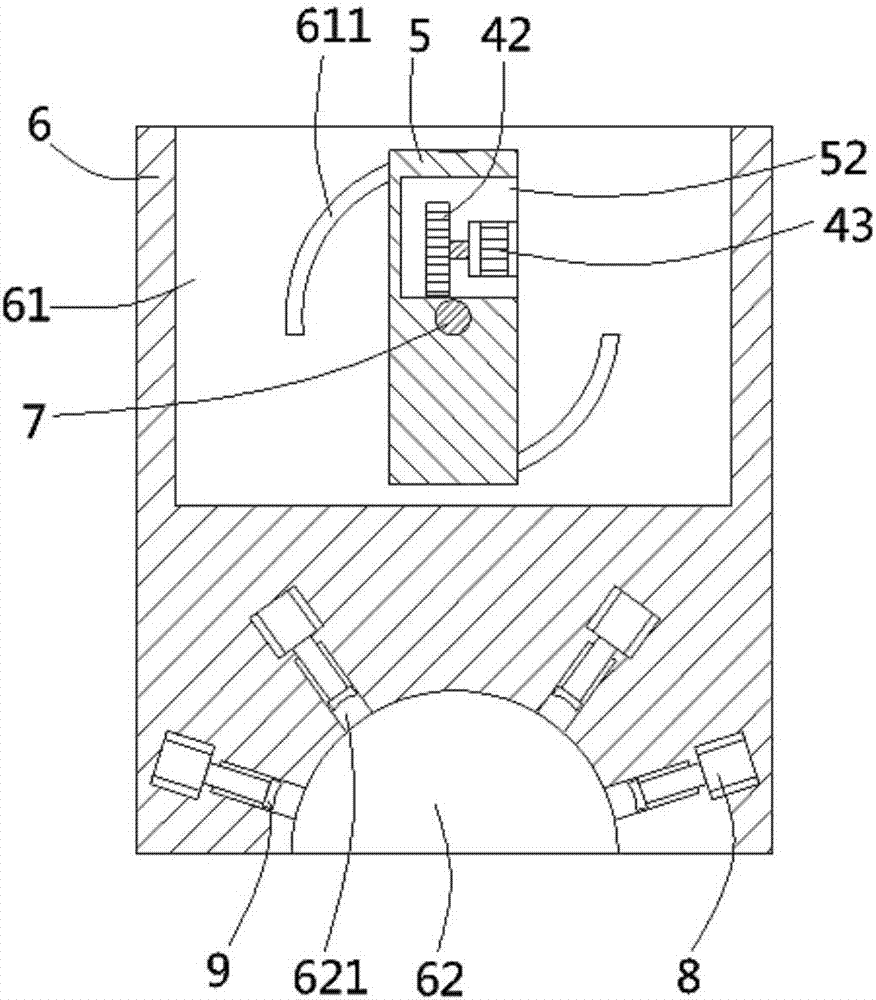 Cylindrical capacitor positioning detection mechanism