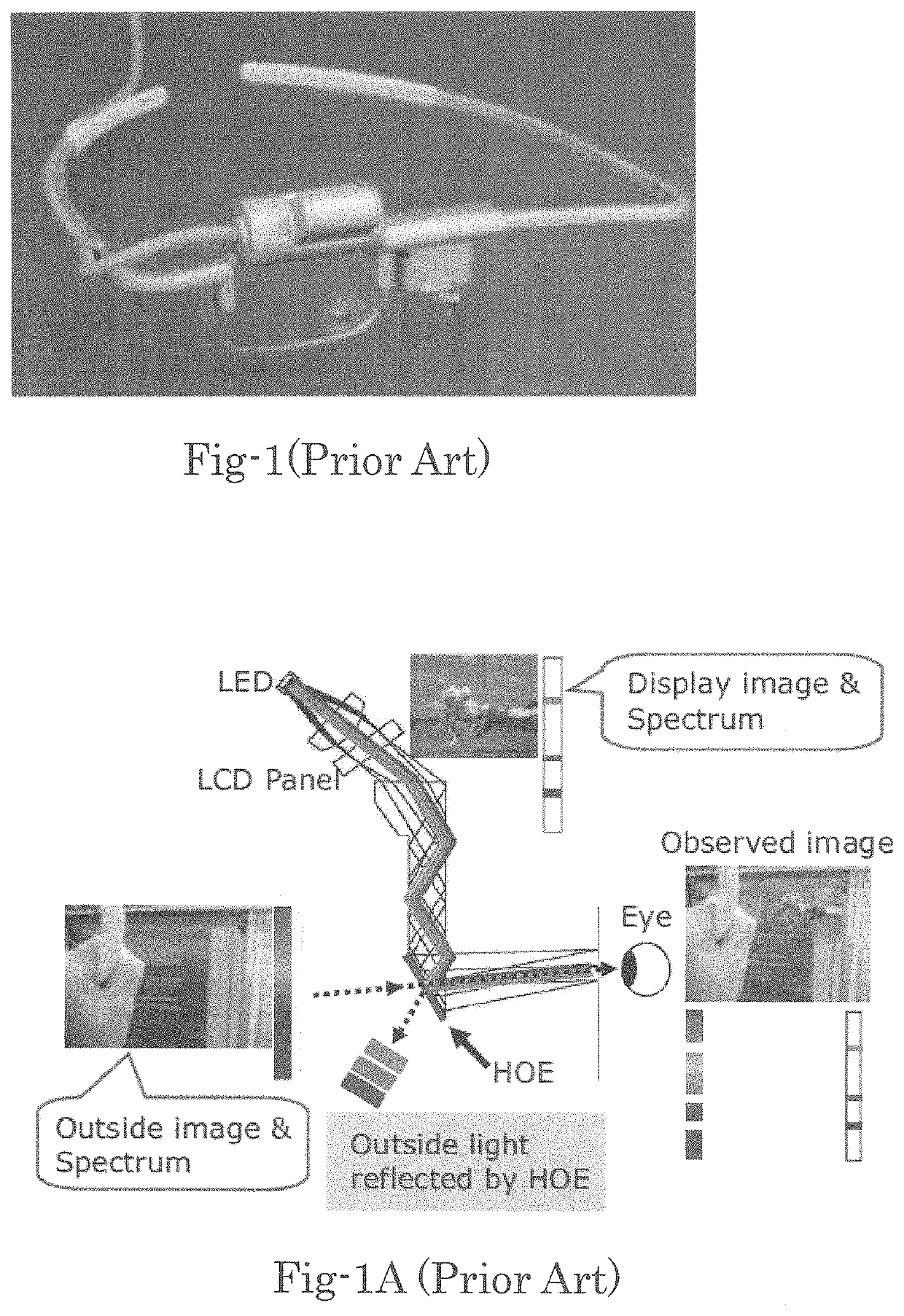 Optics of wearable display devices