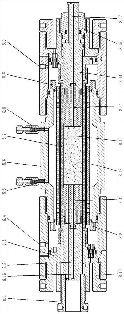 Nuclear magnetic resonance system and method for simulating high-temperature and high-pressure conditions