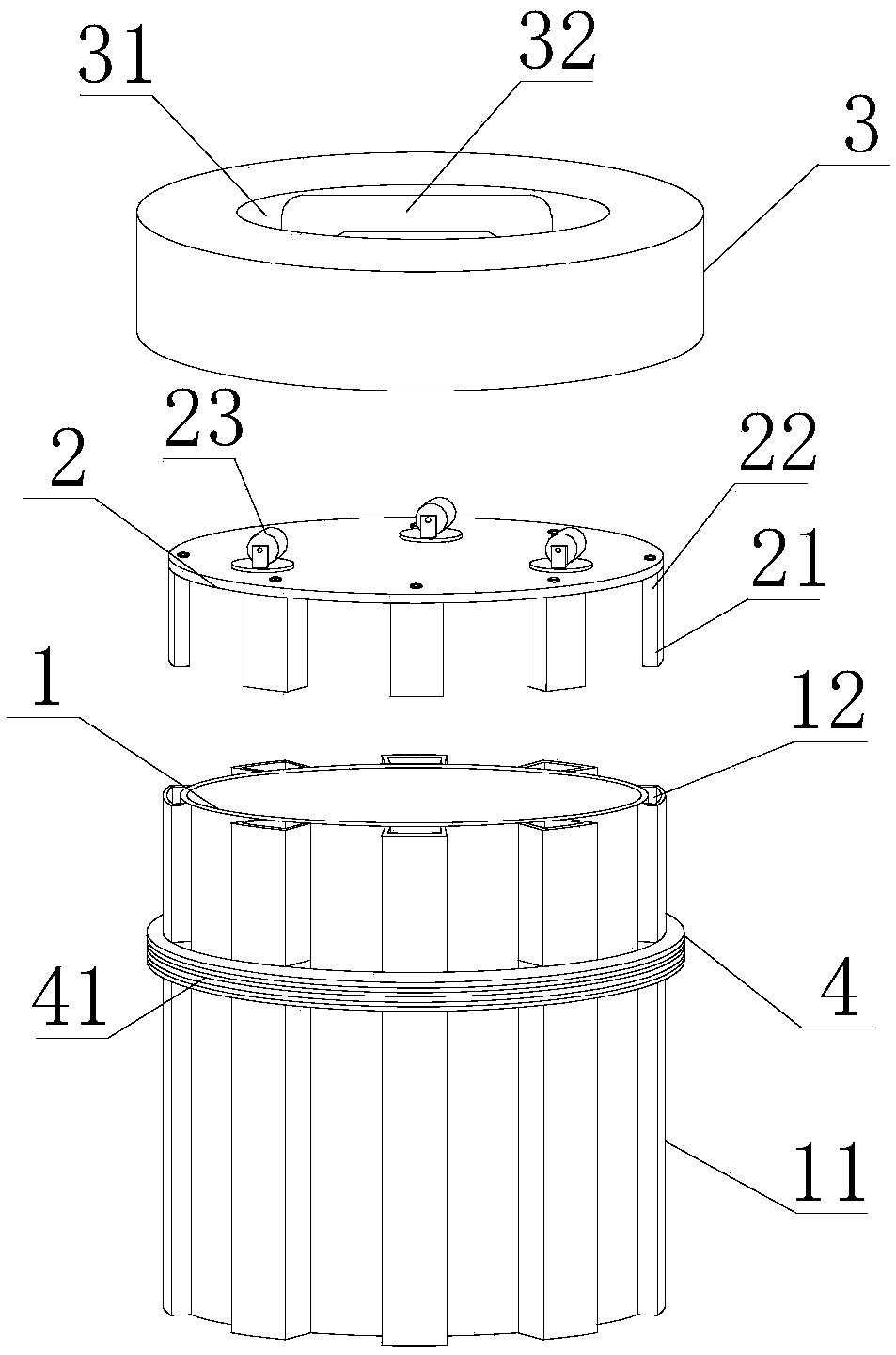 Novel environment-friendly dustproof agent auxiliary construction device