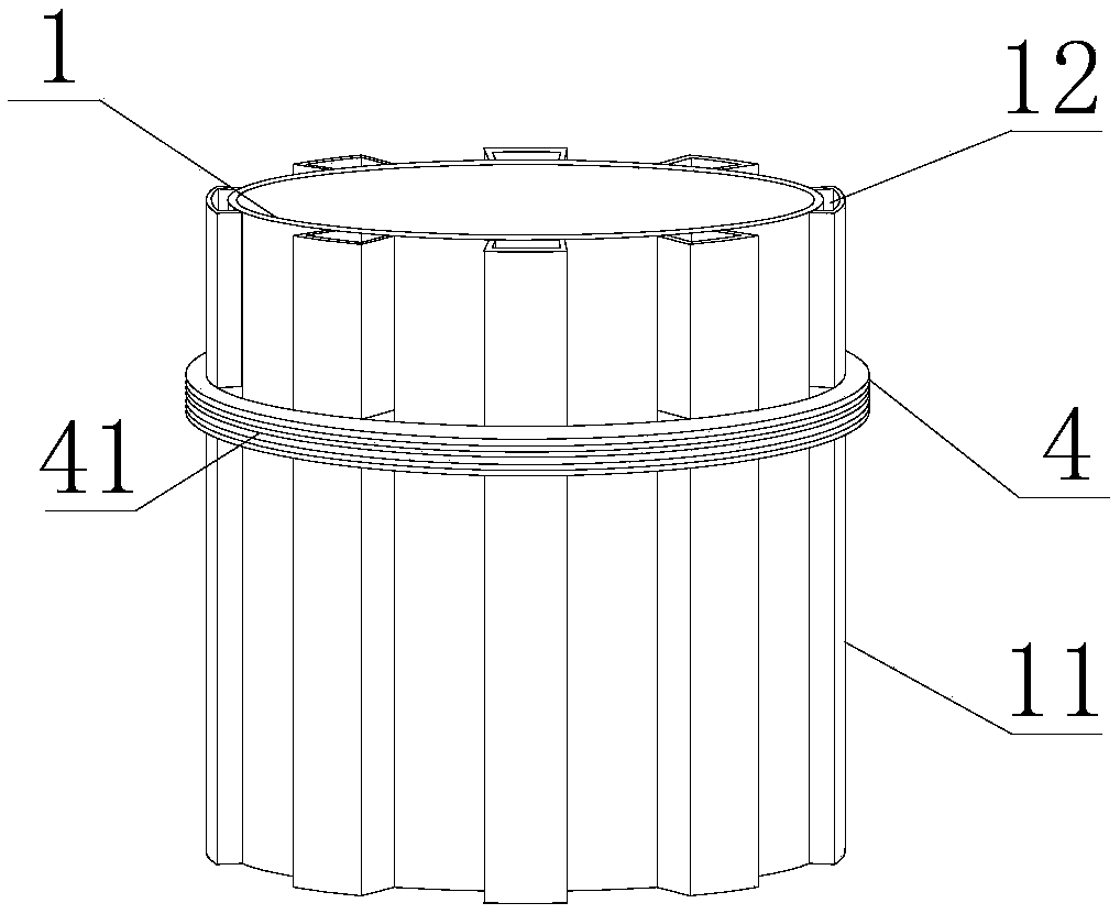 Novel environment-friendly dustproof agent auxiliary construction device