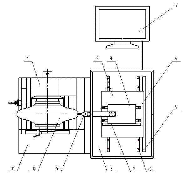 Outline electronic measuring instrument