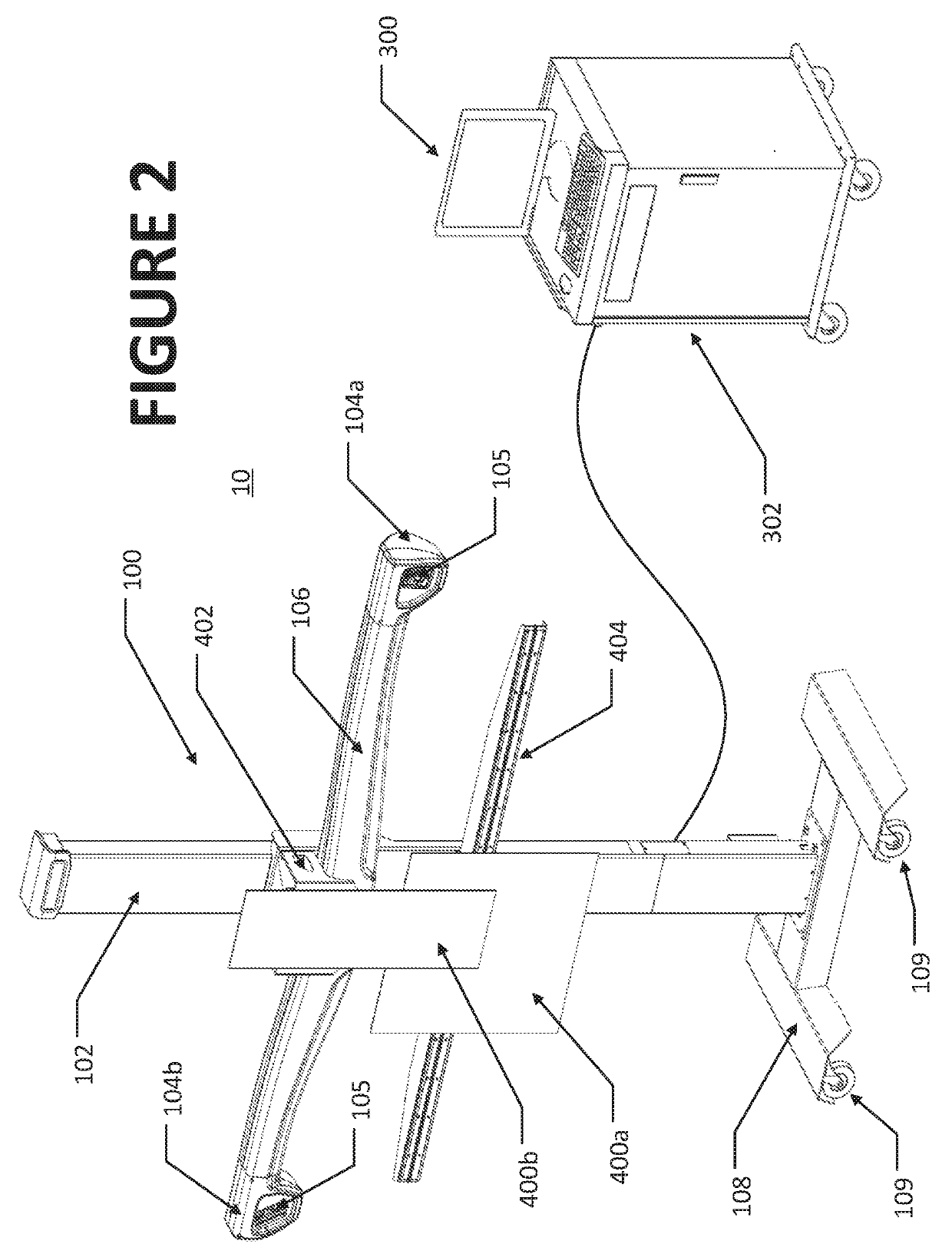 Vehicle wheel alignment measurement system camera and adas calibration support structure