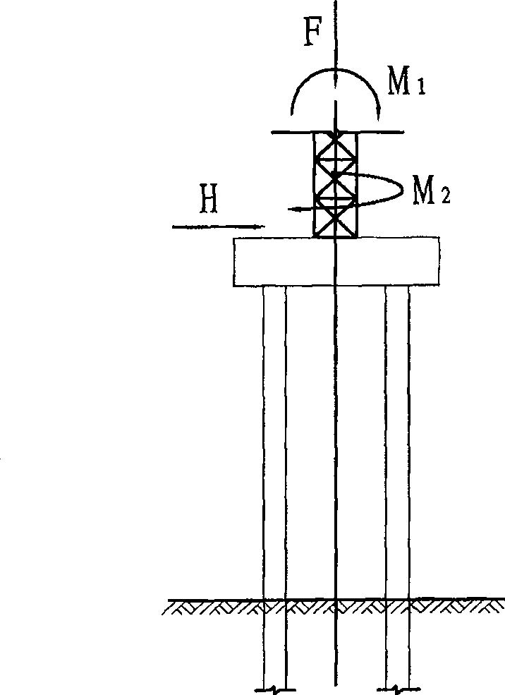 Tower crane foundation for construction and manufacturing method thereof