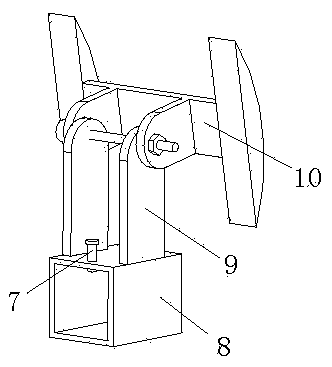 A self-tightening flat glass transport vehicle