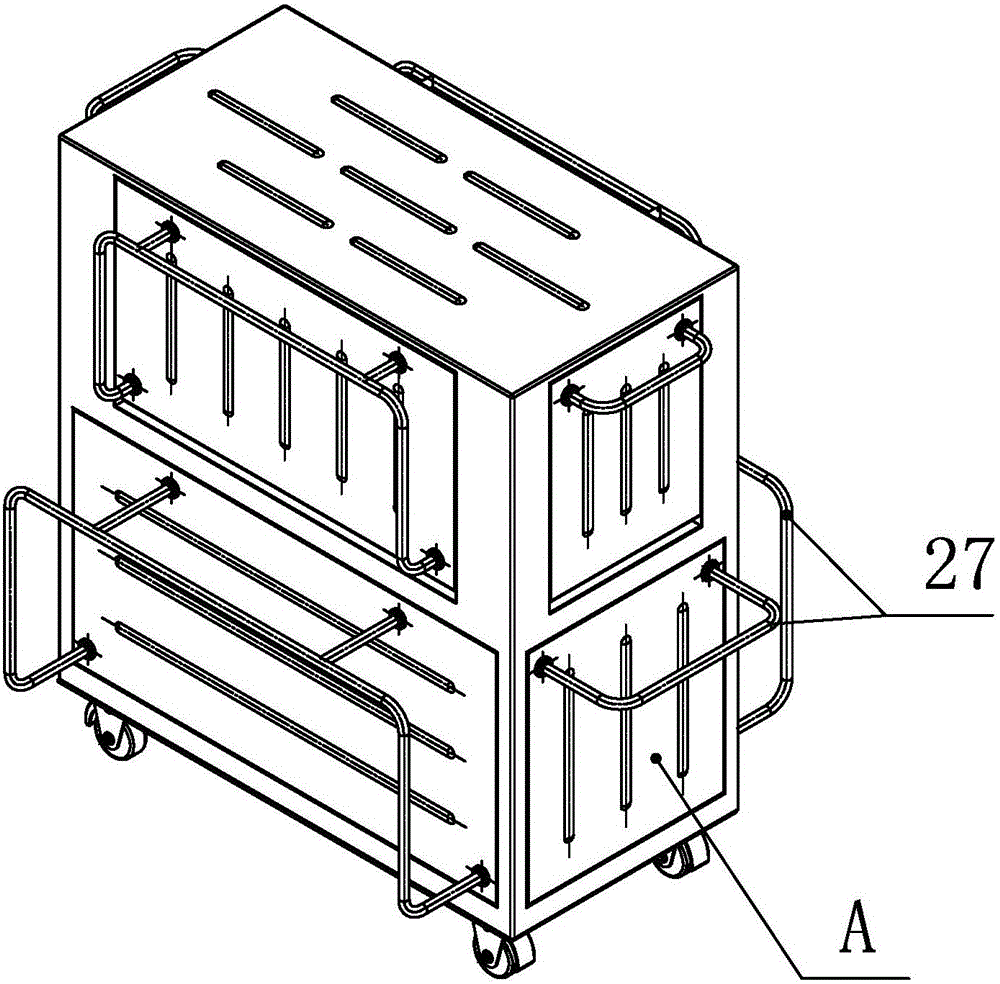 A folding type cable terminal processing center