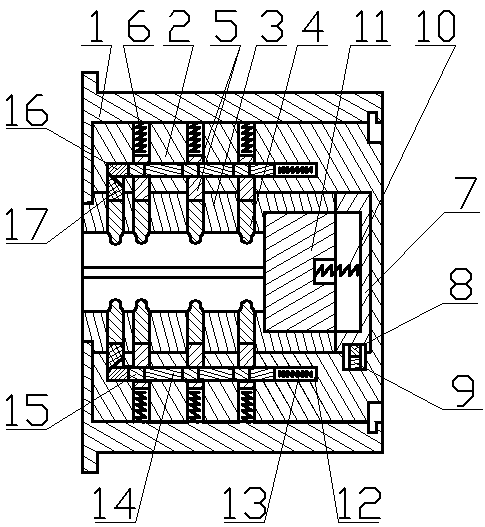 Electric interlocking hidden connecting anti-theft lock