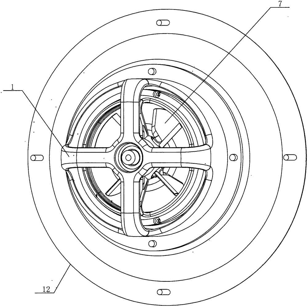 Spray nozzle capable of automatically rotating by 360 degrees