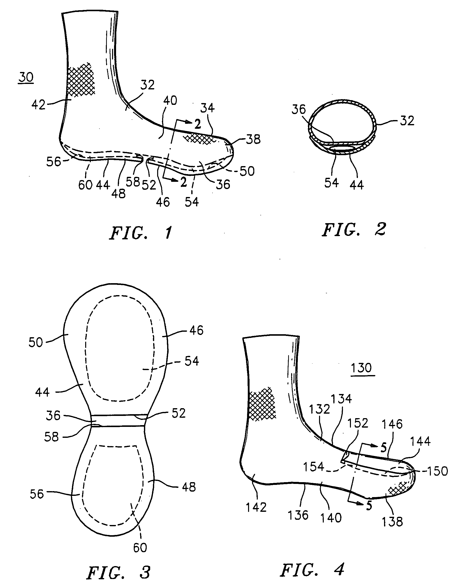 Hosiery with removable foot cushion