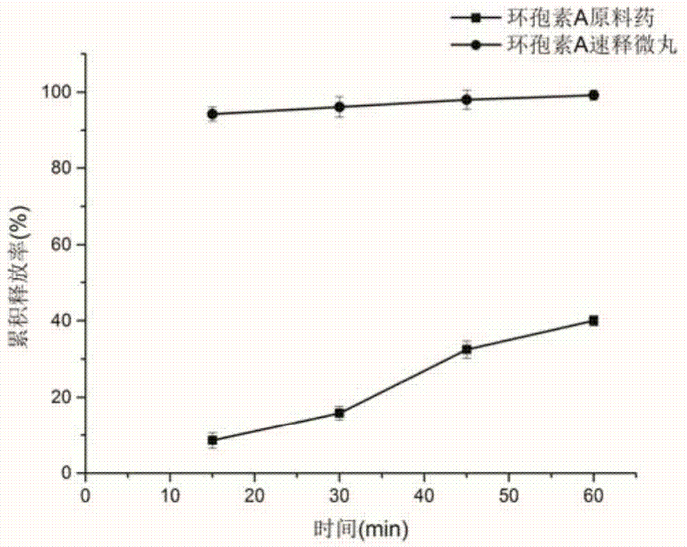 Double-coating cyclosporine A sustained-release pellet preparation and preparation method thereof