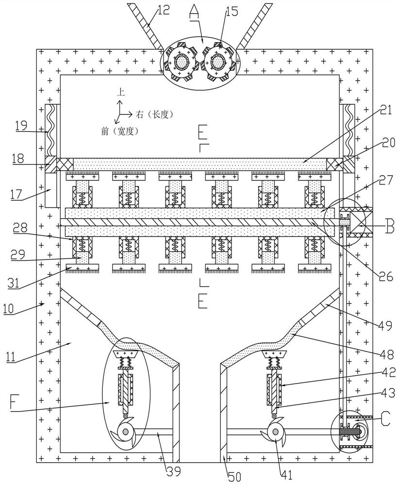 Ground flour wheat husk screening device