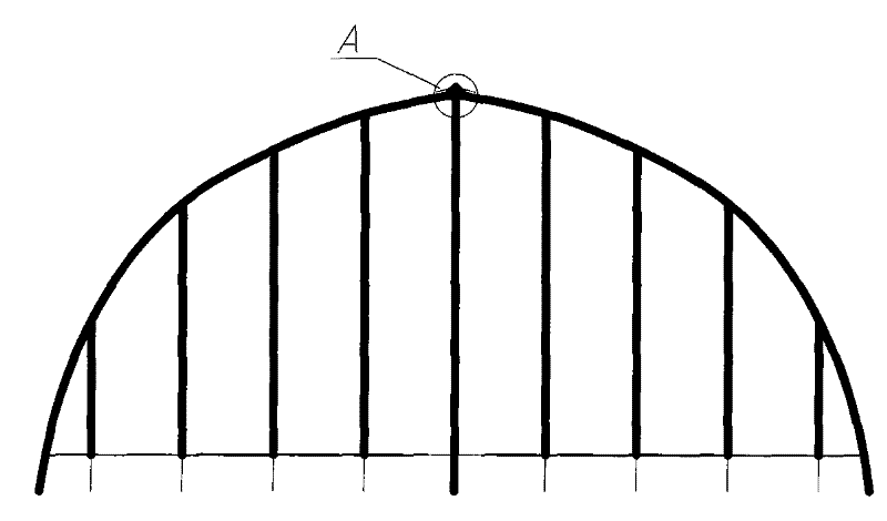 Anti-pneumatic film type fruit tree rainproof facility