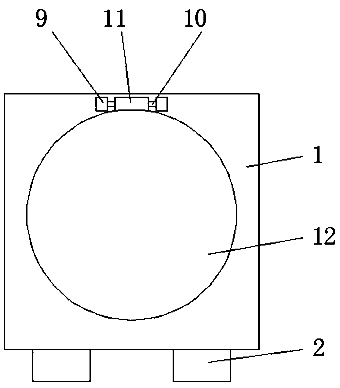 Cleaning protection device for industrial camera