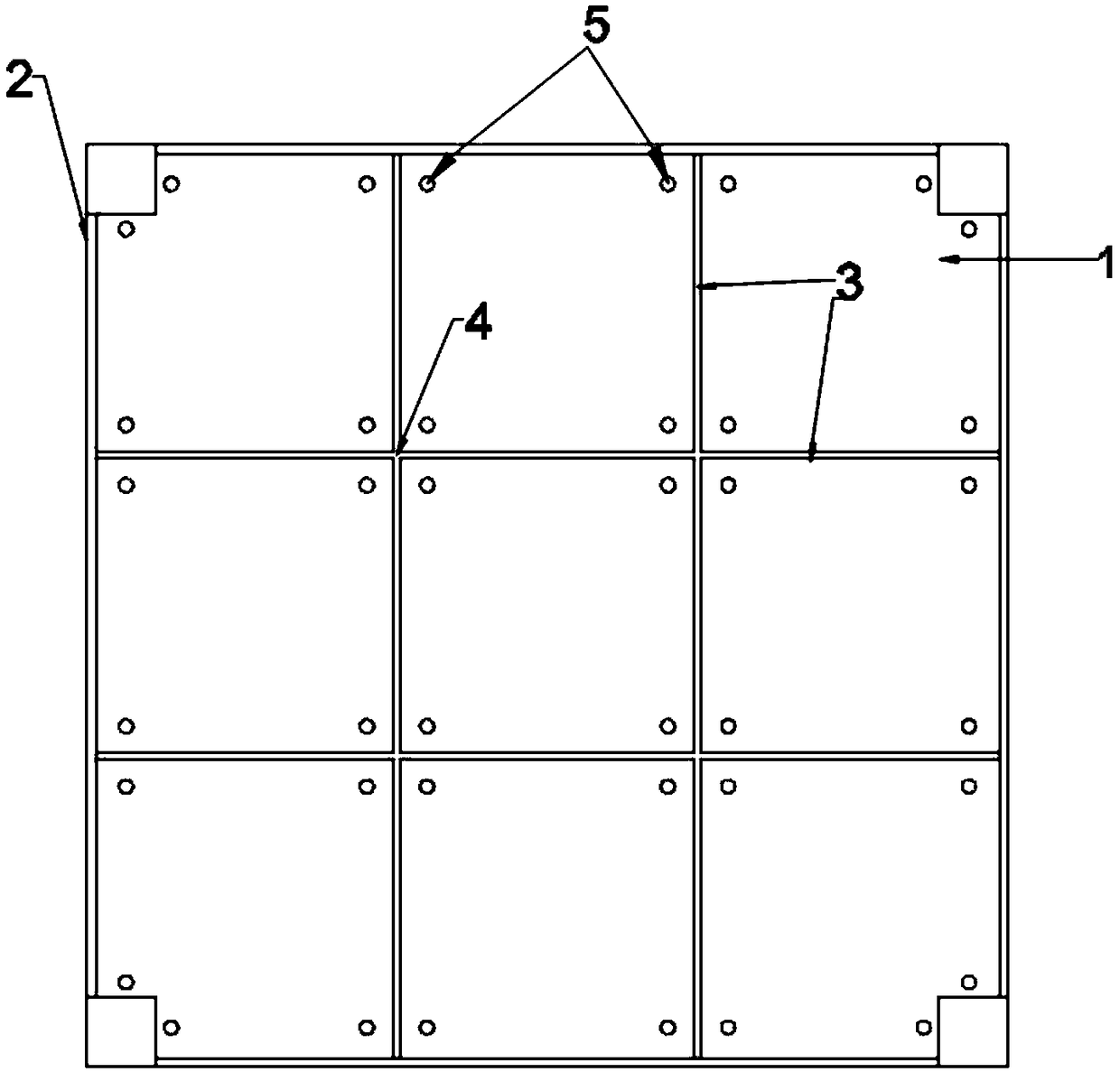 Damping standard prefabricated trave-type floor structure system convenient to construct