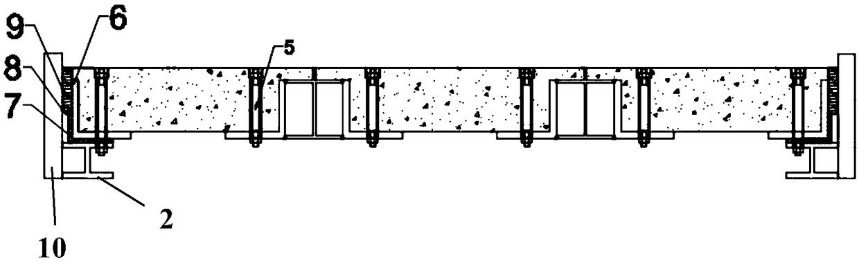 Damping standard prefabricated trave-type floor structure system convenient to construct