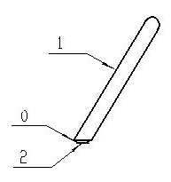 Capacitive touch screen writing pen and method for positioning touch spot position of capacitive touch panel writing pen