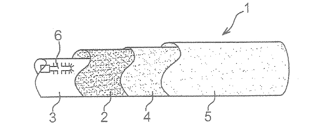 Rigidification of structures to be deployed by inflating, particularly for use in space