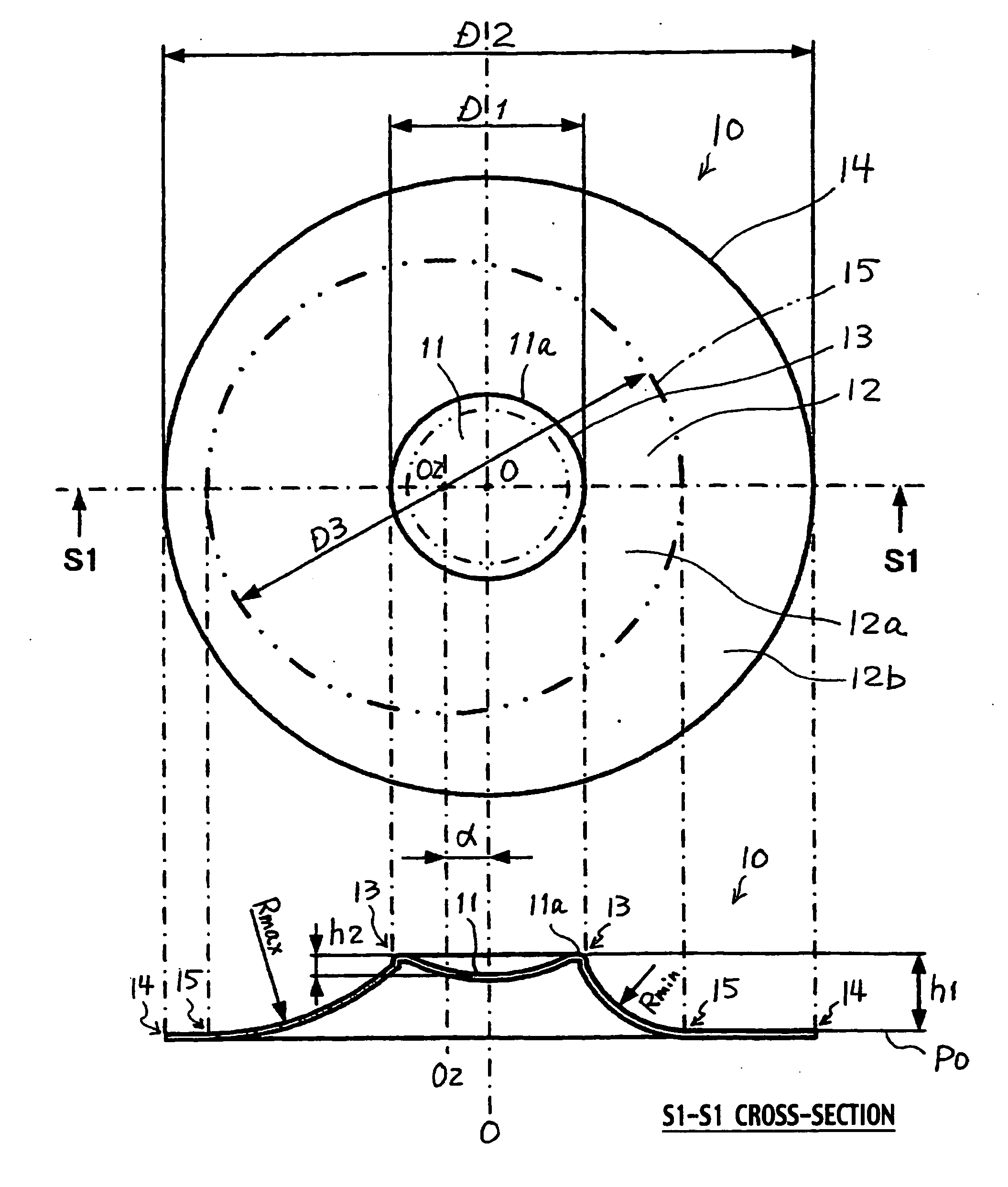 Diaphragm, spherical-shell diaphragm and electroacoustic transducer, and method of manufacturing electroacoustic transducer