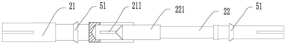 Floating type millimeter wave radio frequency coaxial adapter