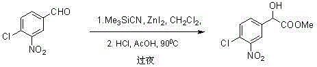 Method for synthesizing a-hydroxycarboxylate from 2-hydroxypropanedicyanide