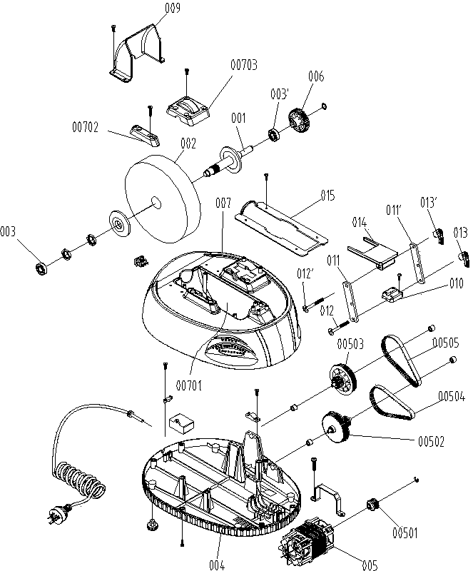 Multipurpose sharpening machine and tool setting plate for sharpening machine