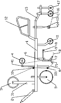 Carrot seeding and film laminating machine