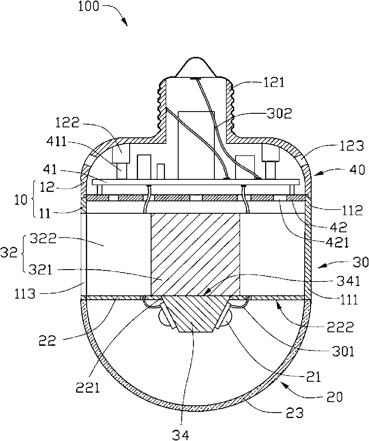 Light-emitting diode lamp