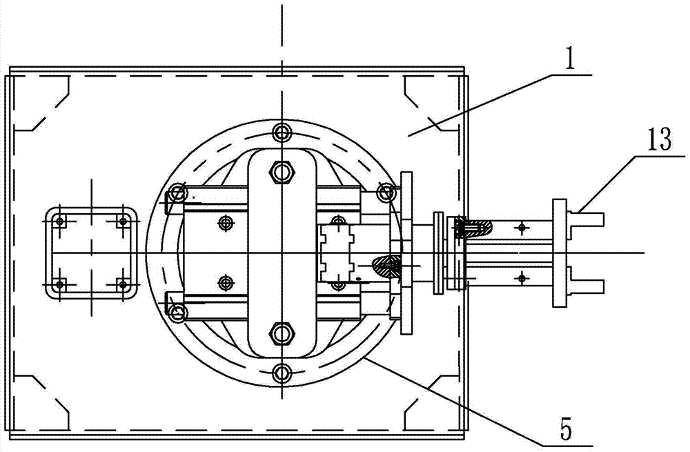 Industrial robot for gear machining