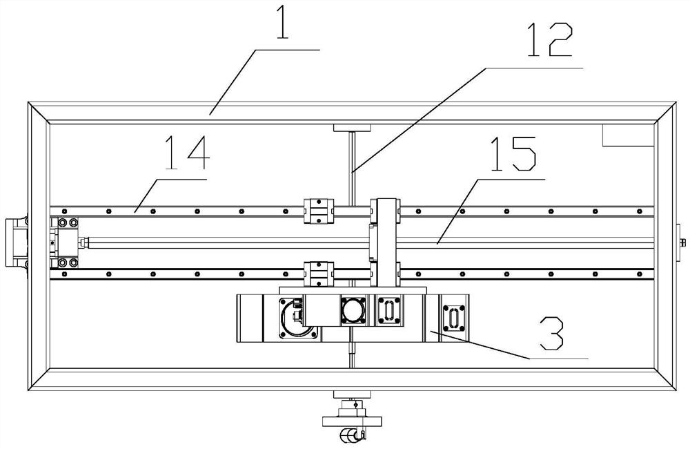 Macro-micro texture separate acquisition device based on pavement texture spectral analysis