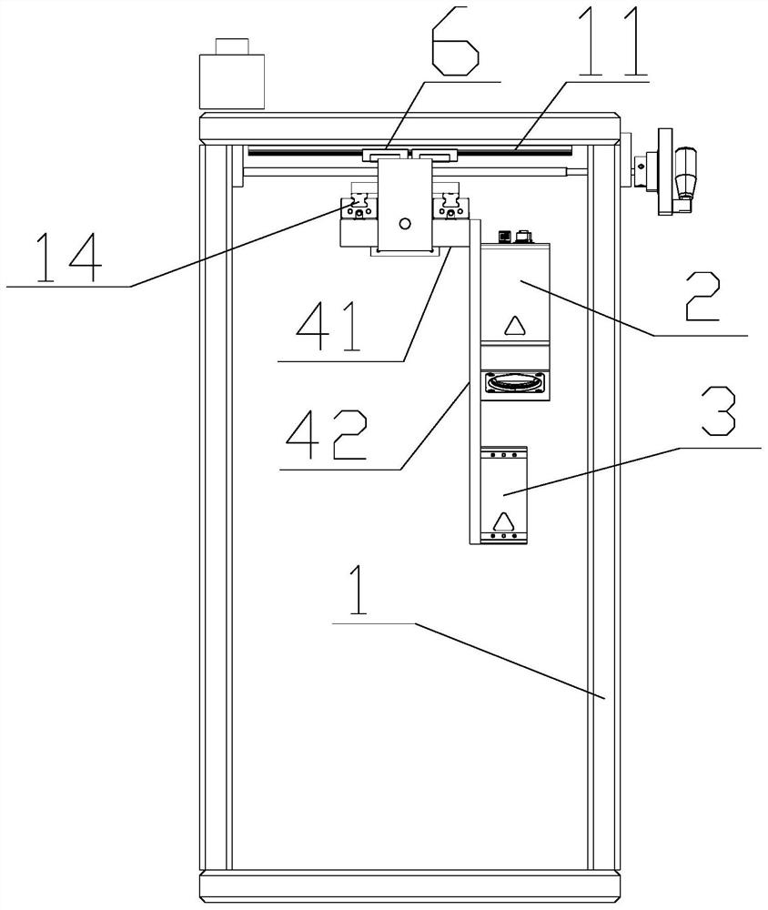 Macro-micro texture separate acquisition device based on pavement texture spectral analysis