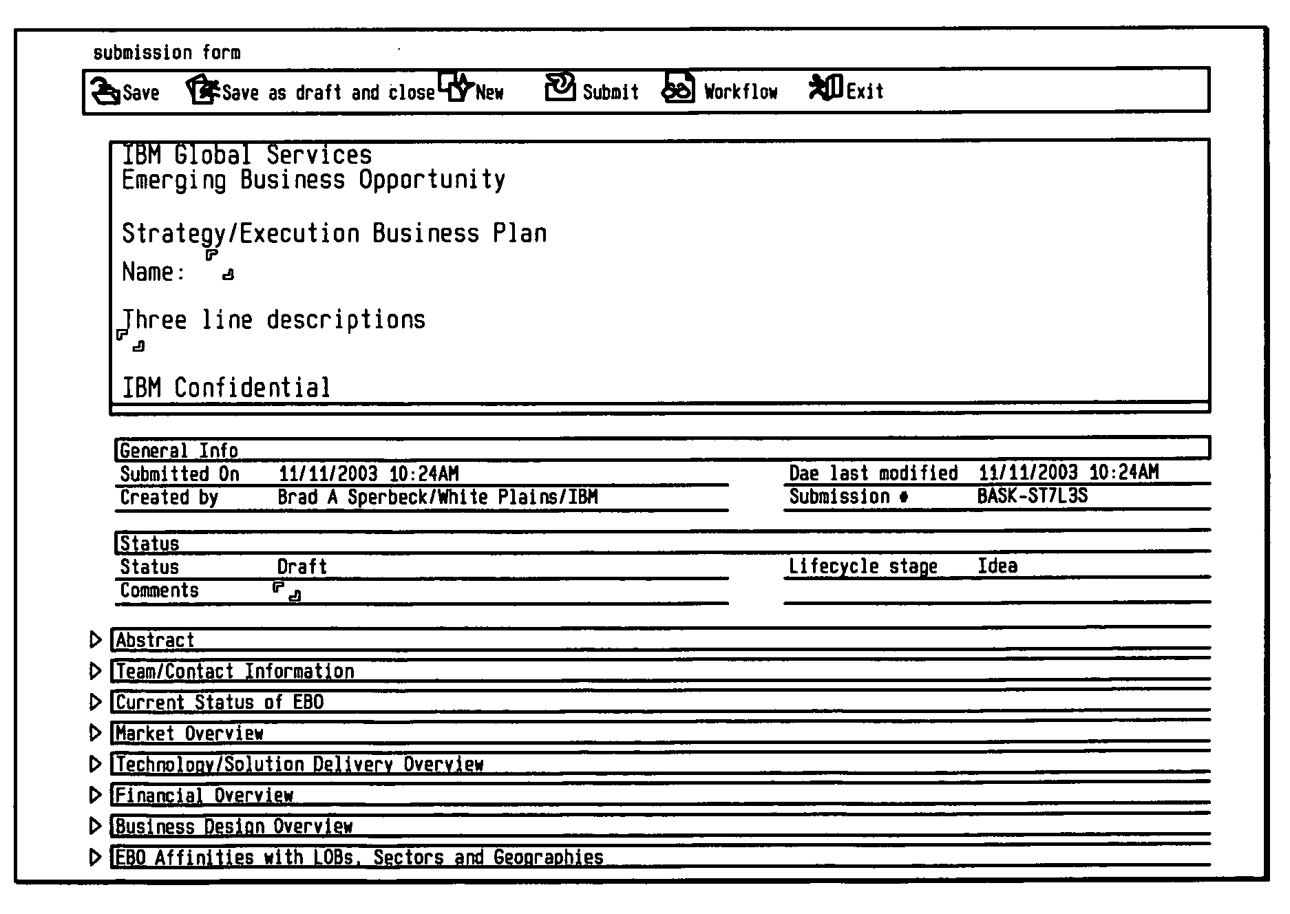 Innovation capture system